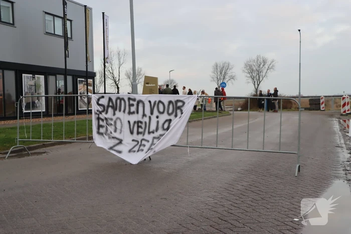 Demonstratie tegen komst asielzoekerscentrum