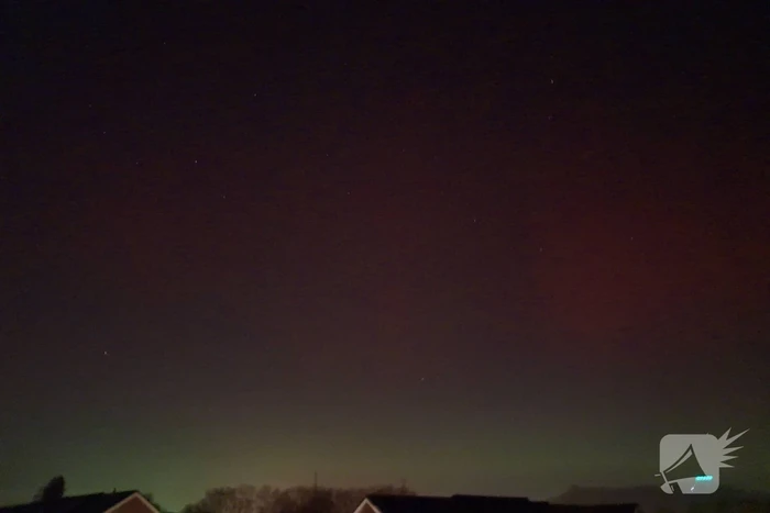 Noorderlicht zichtbaar door solar storm