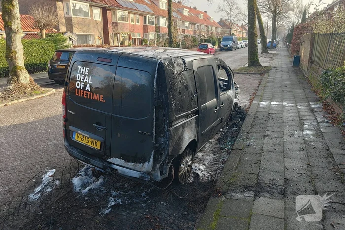 Forse brandschade aan voertuigen