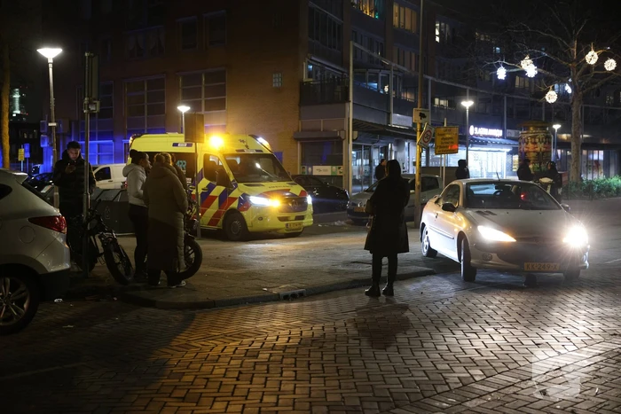 Auto botst op Fatbike in Rotterdam