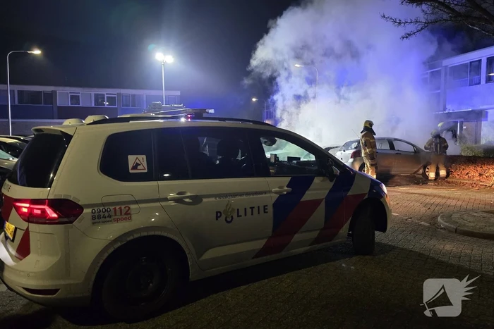 Drietal auto's verwoest door brand