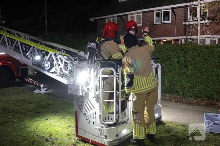 Brand in schoorsteen veroorzaakt opschudding