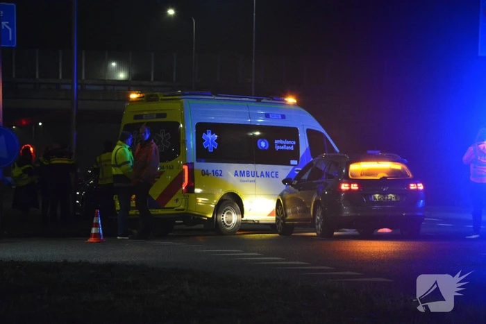 Ongeval tussen twee voertuigen bij wegrestaurant