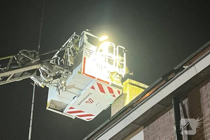 Brandweer ingezet vanwege schoorsteenbrand