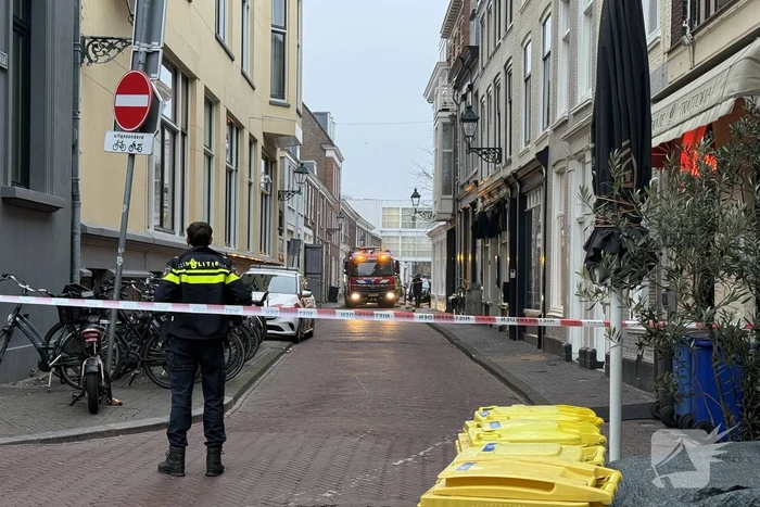 Brand ontstaan door gaslekkage; meerdere deuren geforceerd