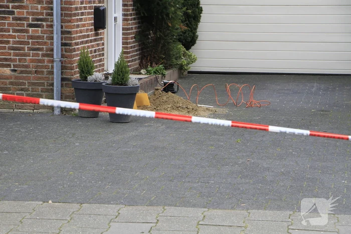 Gasleiding geraakt tijdens graafwerkzaamheden
