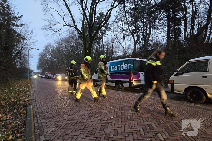 Geen vlammen of rook bij voertuigbrand