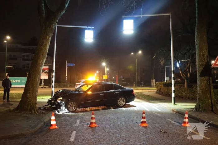 Eenzijdig ongeval leidt tot aanhouding bestuurder