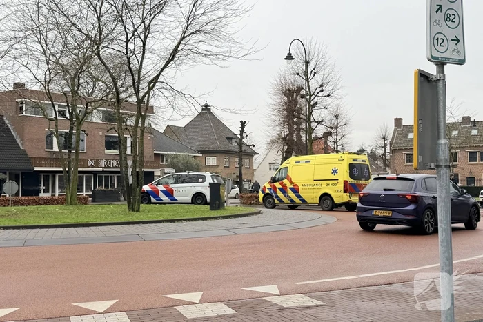 Auto botst op fietser tijdens ongeval