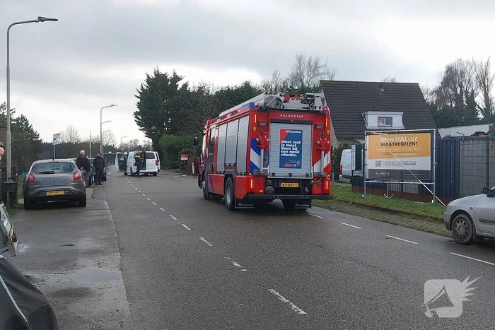 Auto in de kreukels na botsing