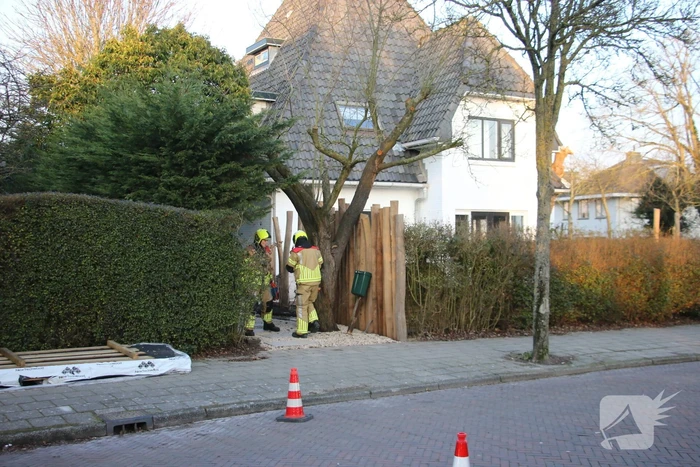 Gasleiding beschadigd bij werkzaamheden