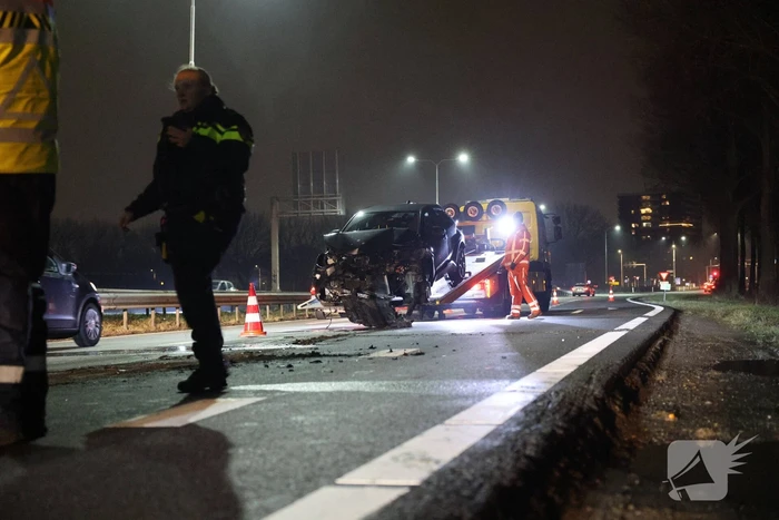 Bestuurder gewond na eenzijdig ongeval