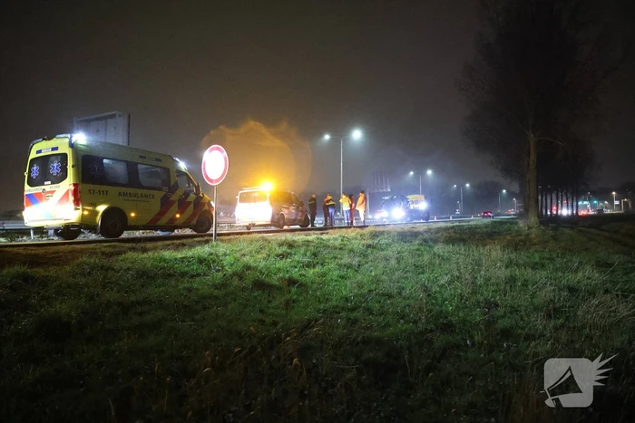 Bestuurder gewond na eenzijdig ongeval