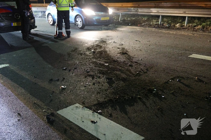 Bestuurder gewond na eenzijdig ongeval
