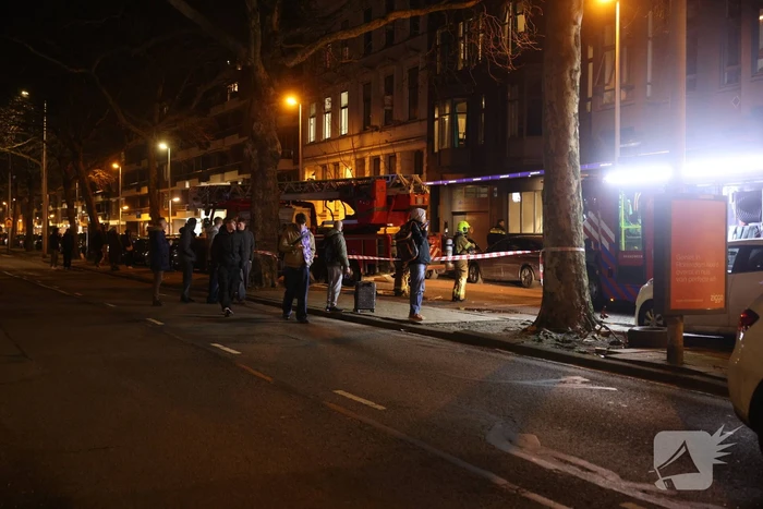 Hulpdiensten snel ter plaatse bij gebouwbrand