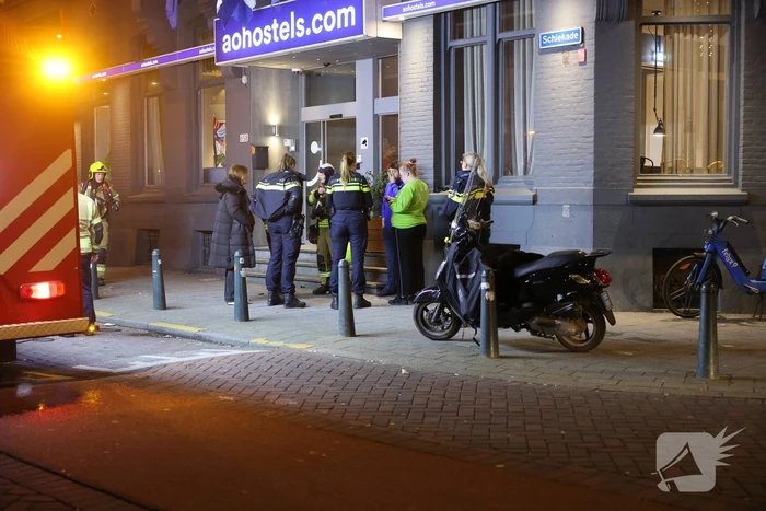 Hulpdiensten snel ter plaatse bij gebouwbrand