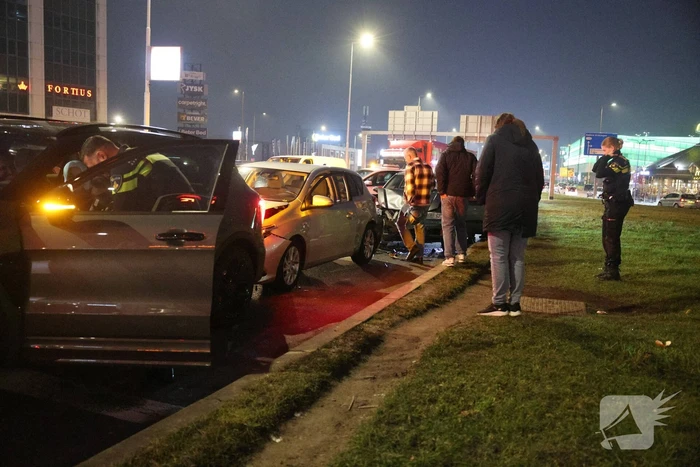 Kettingbotsing onder invloed leidt tot aanhouding