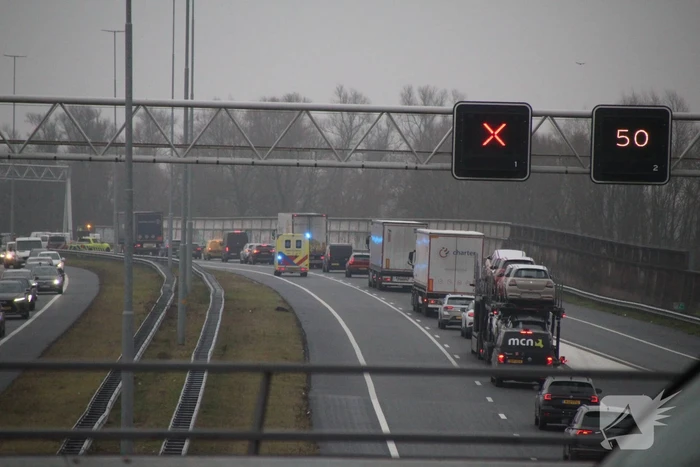 Meerdere ongevallen op A15 zorgen voor verkeershinder