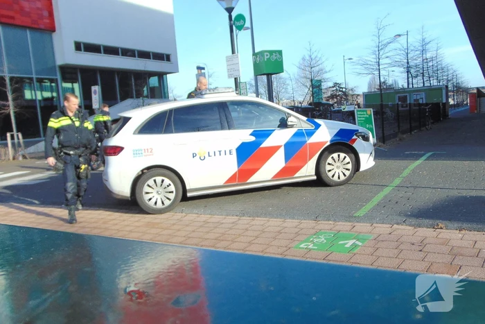 Fatbike en auto botsen, geen gewonden