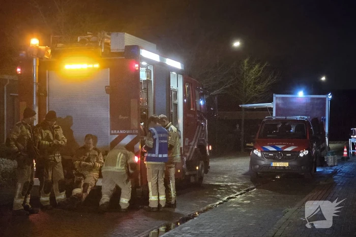 Complexe schoorsteenbrand in een woning