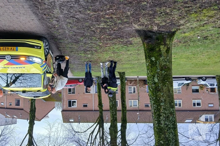 Hoofdletsel na botsing tussen fietsers