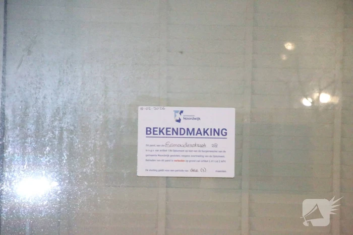 Sluiting woning na aantreffen verdovende middelen