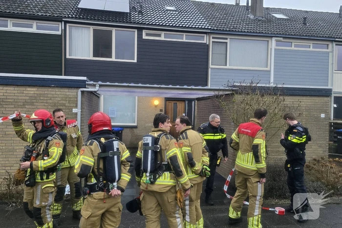 Brandweer en politie reageren op explosie