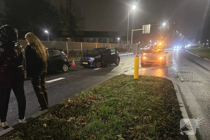 Vier voertuigen betrokken bij kettingbotsing