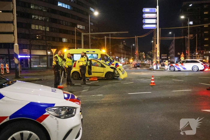 Ernstig ongeval op kruising met gewonden