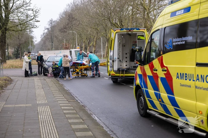 Fietser gewond na aanrijding met auto