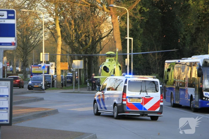 Trauma team en helikopter inzet bij medische noodsituatie