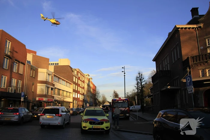 Trauma team en helikopter inzet bij medische noodsituatie