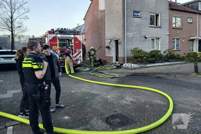 Rookontwikkeling bij woningbrand