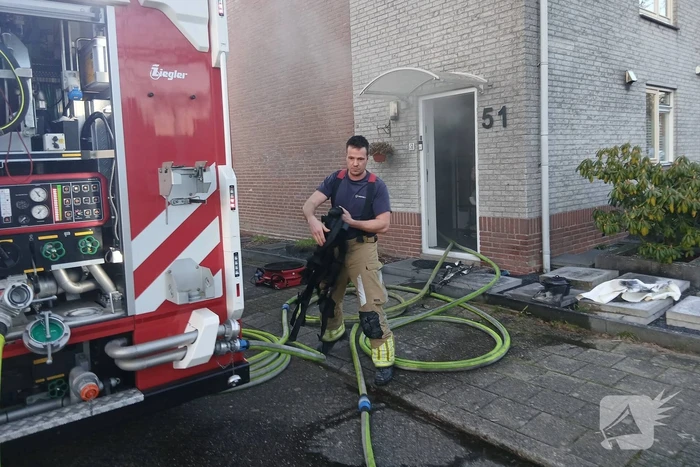 Rookontwikkeling bij woningbrand