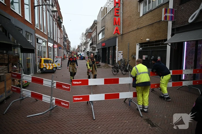 Gasleiding geraakt tijdens graafwerkzaamheden