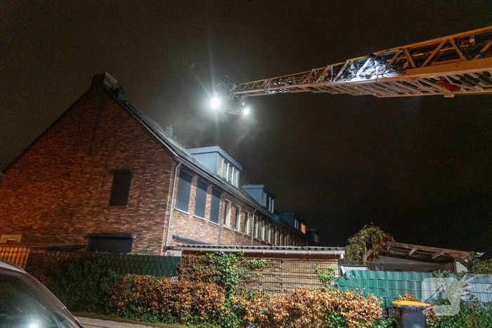 Flinke rookontwikkeling bij woningbrand