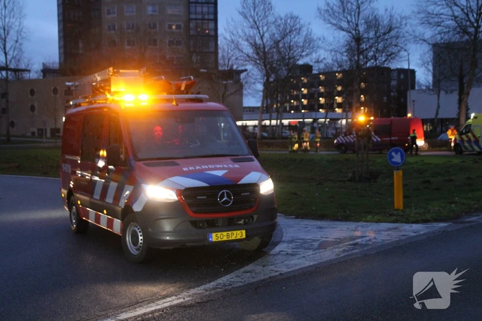 Voertuig te water na ongeval
