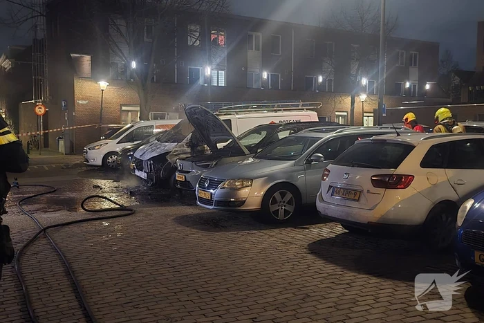 Opzet bij brandende bestelbus