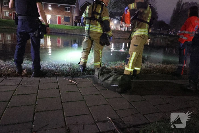 Persoon te water leidt tot grote hulpverlening