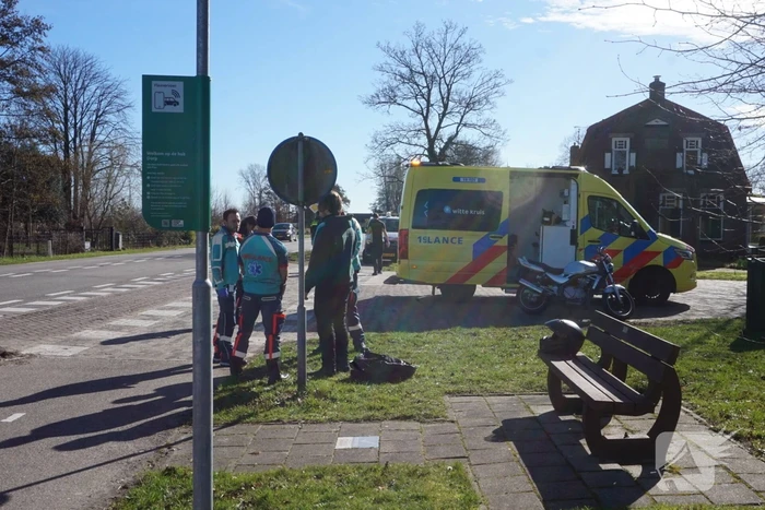 Ongeval met motorrijder leidt tot spoedhulp