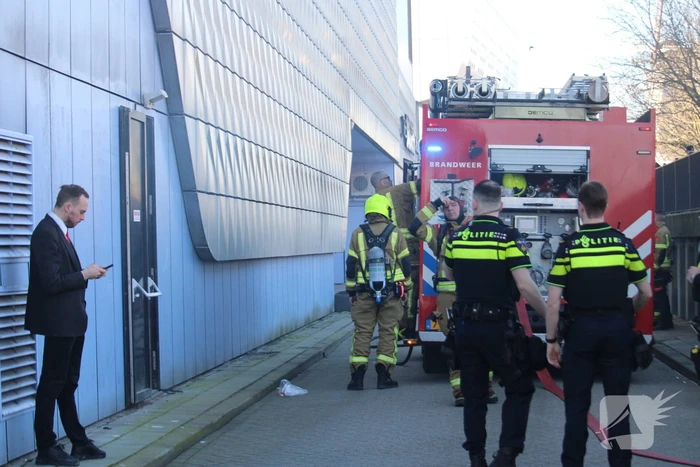Middelbrand in supermarkt onder controle