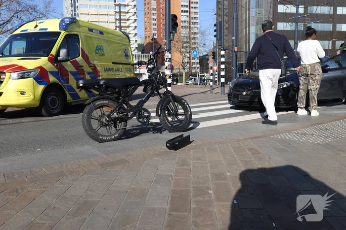 Fatbike en auto betrokken bij ongeval