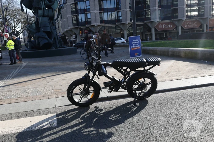 Fatbike en auto betrokken bij ongeval