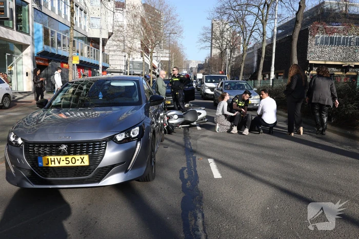 Motorrijder betrokken bij ongeval