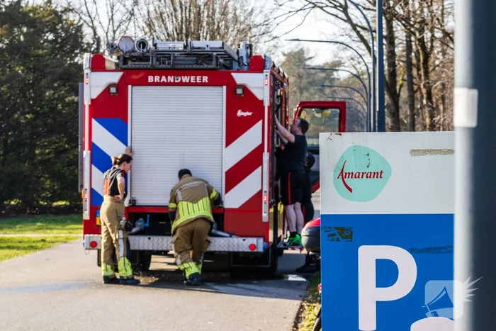 Buitenbrand geblust op terrein zorginstelling