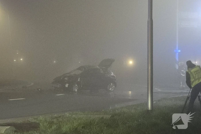 Zwaargewonde na hevige crash tijdens achtervolging