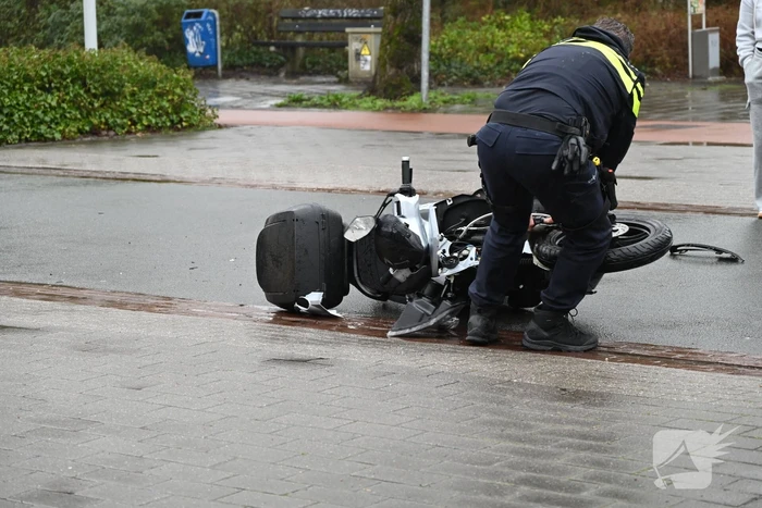Ongeval tussen scooter en auto