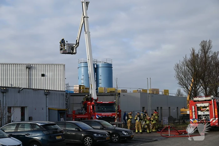 Brand in machine leidt tot grote inzet