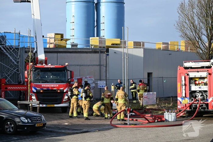 Brand in machine leidt tot grote inzet