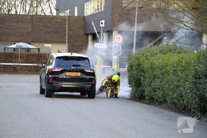 Brand in auto door lithiumaccu's